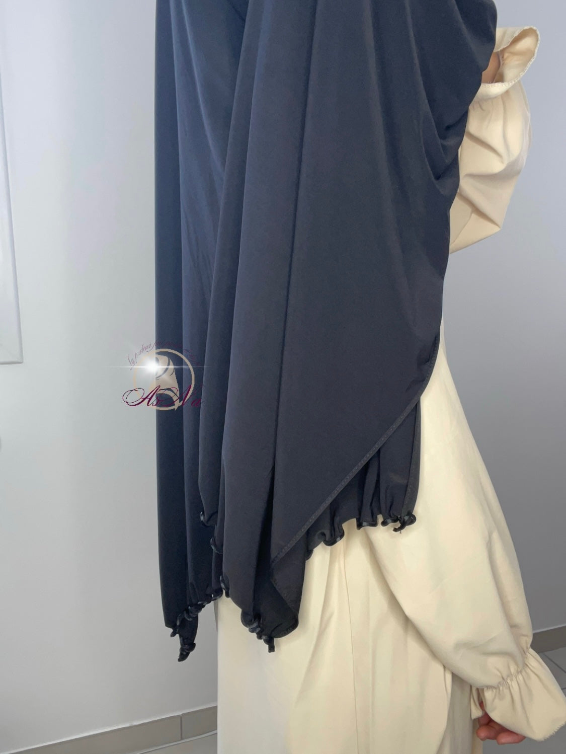 Hijab jersey premium frisé