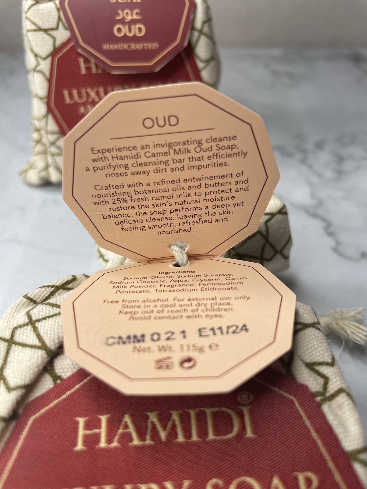 Savon au lait de chamelle oud musc ambré