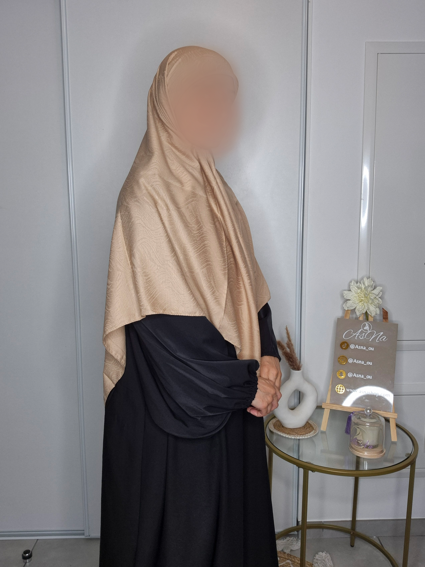 Hijab Carré coton Larissa
