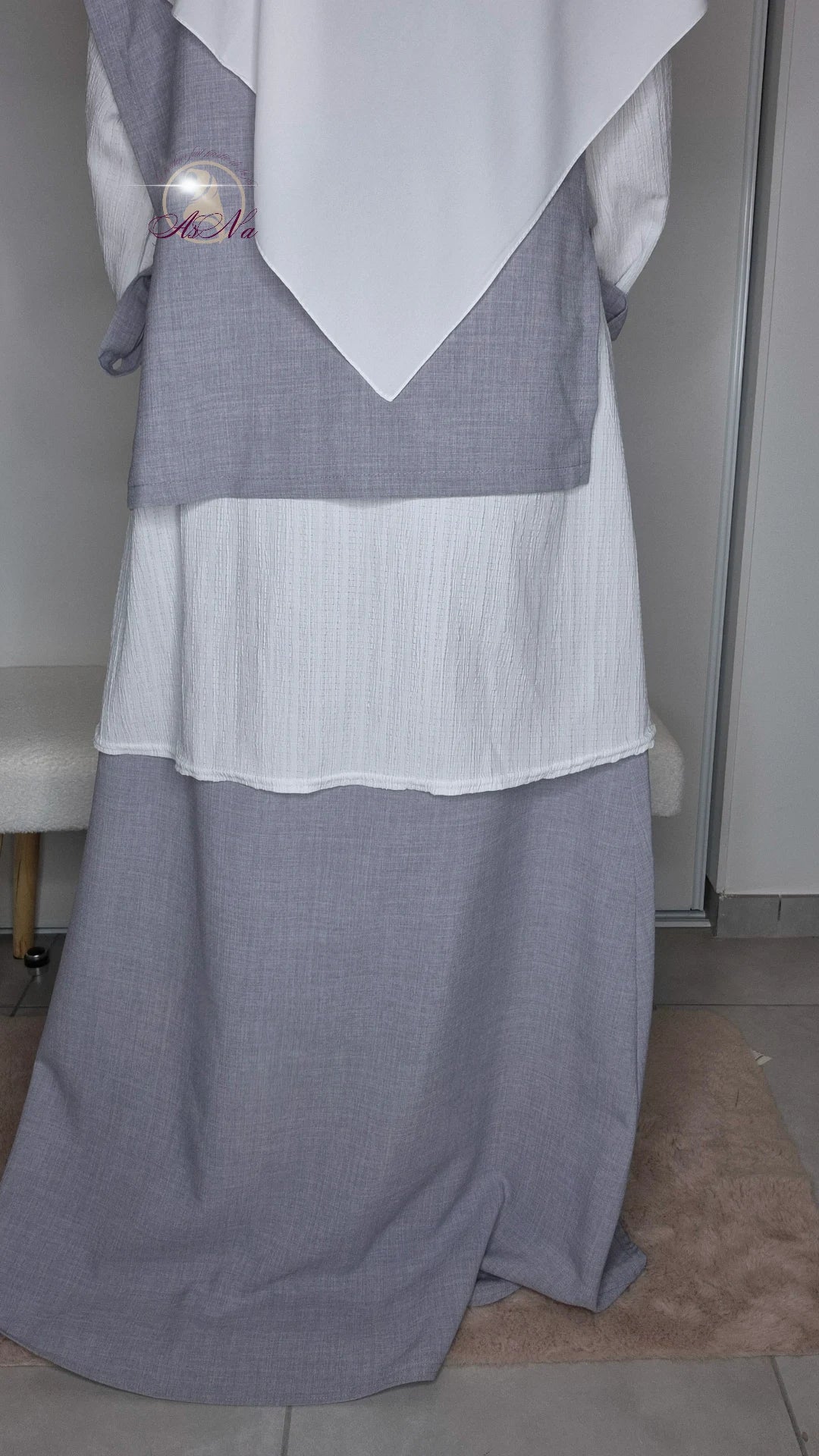 Ensemble Amaya gris