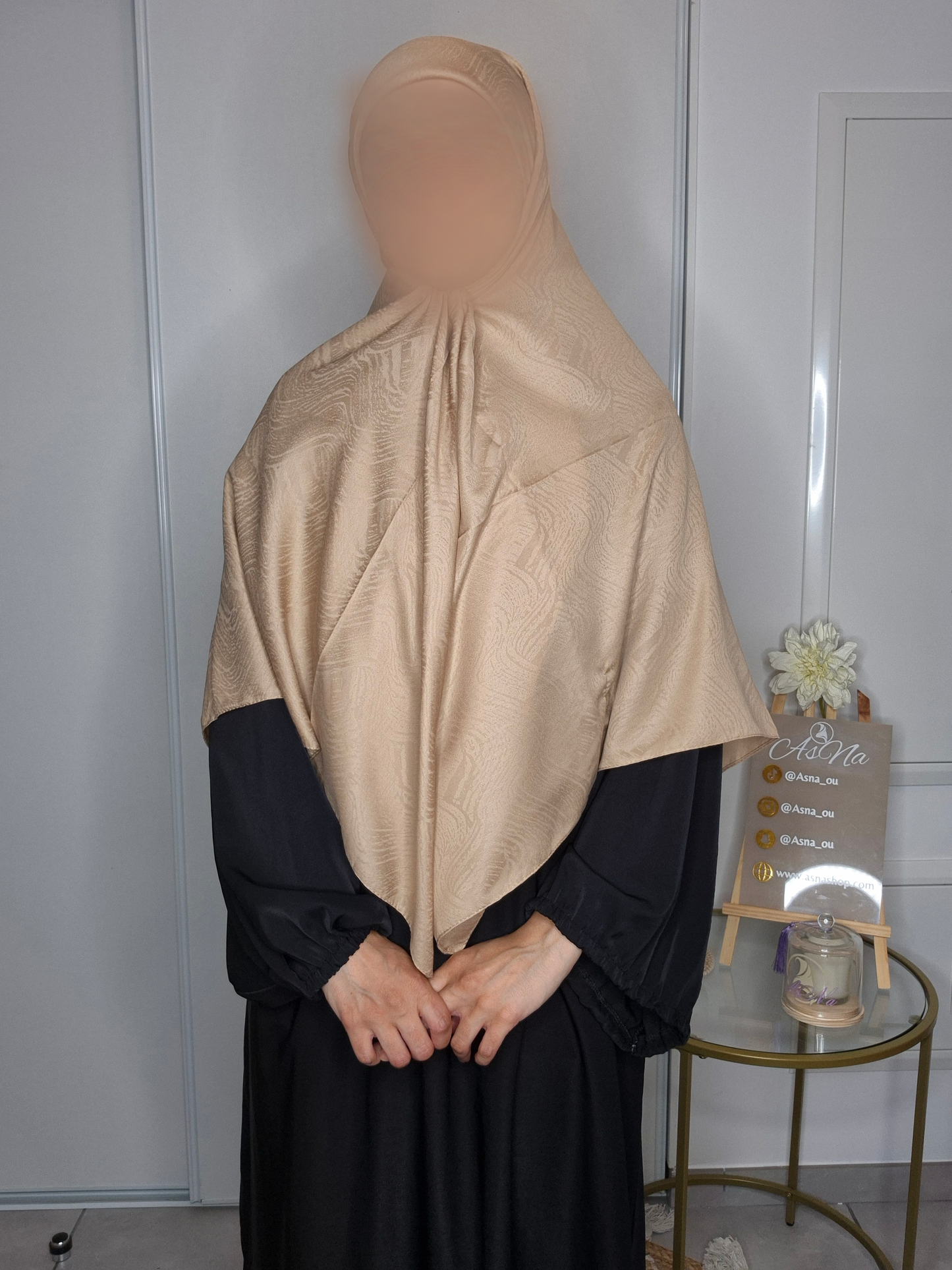 Hijab Carré coton Larissa