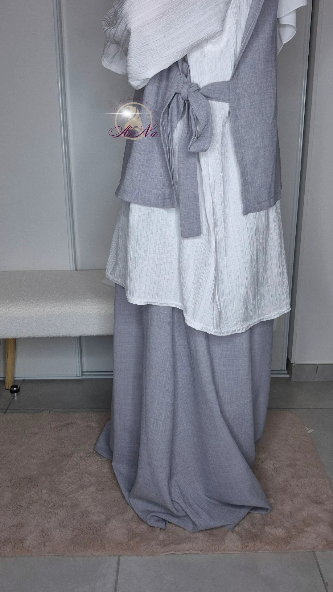 Ensemble Amaya gris