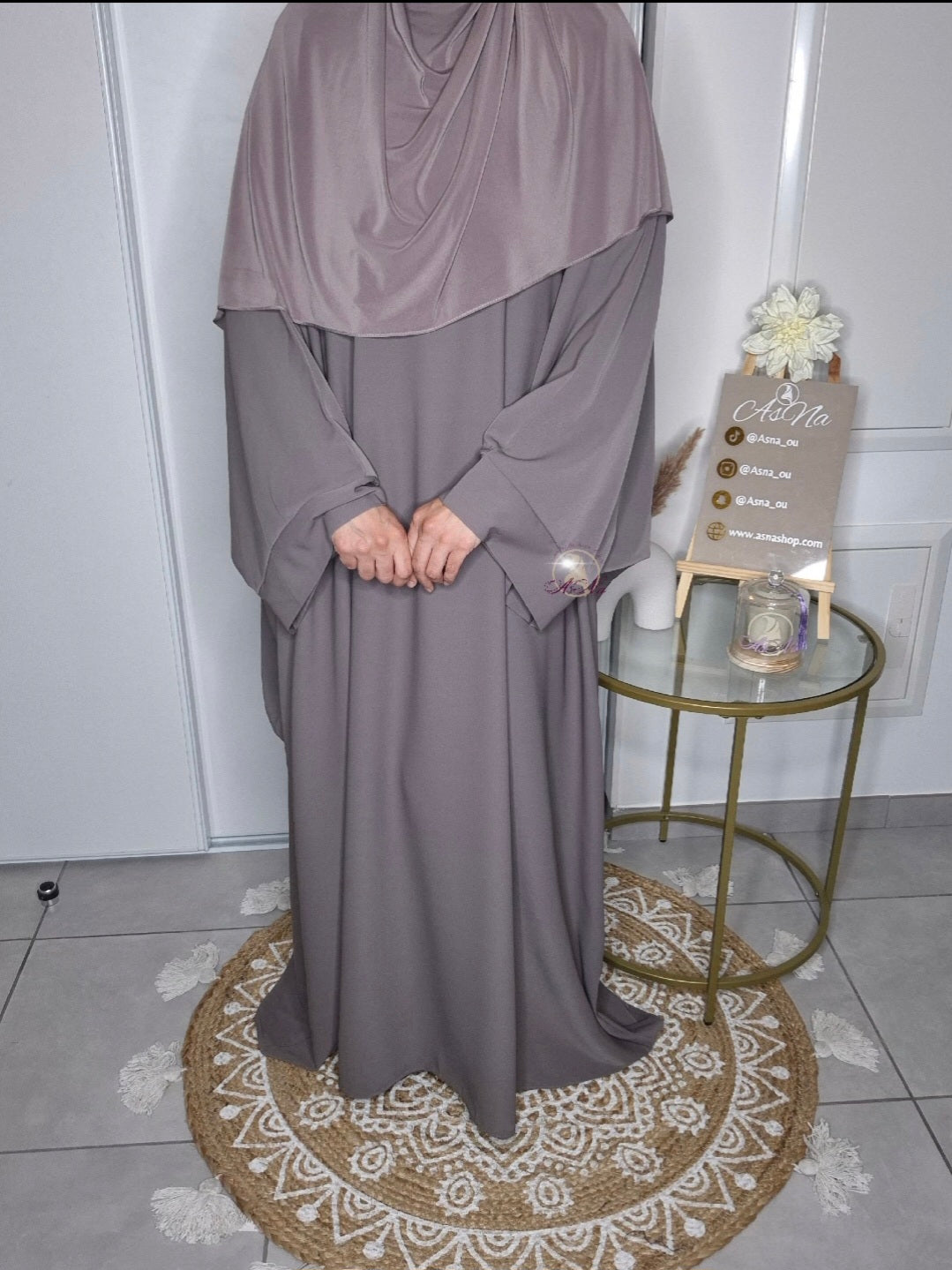 Abaya saoudienne manche papillon