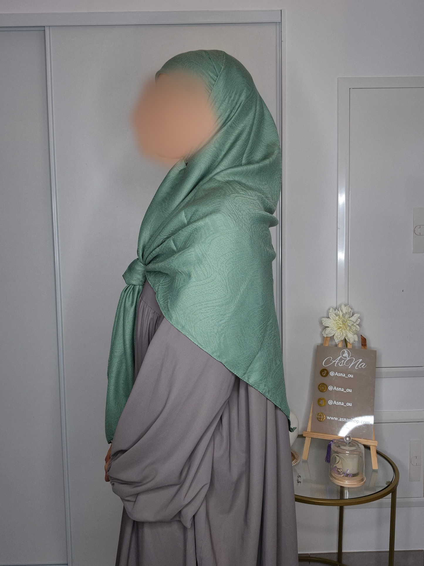 Hijab Carré coton Larissa