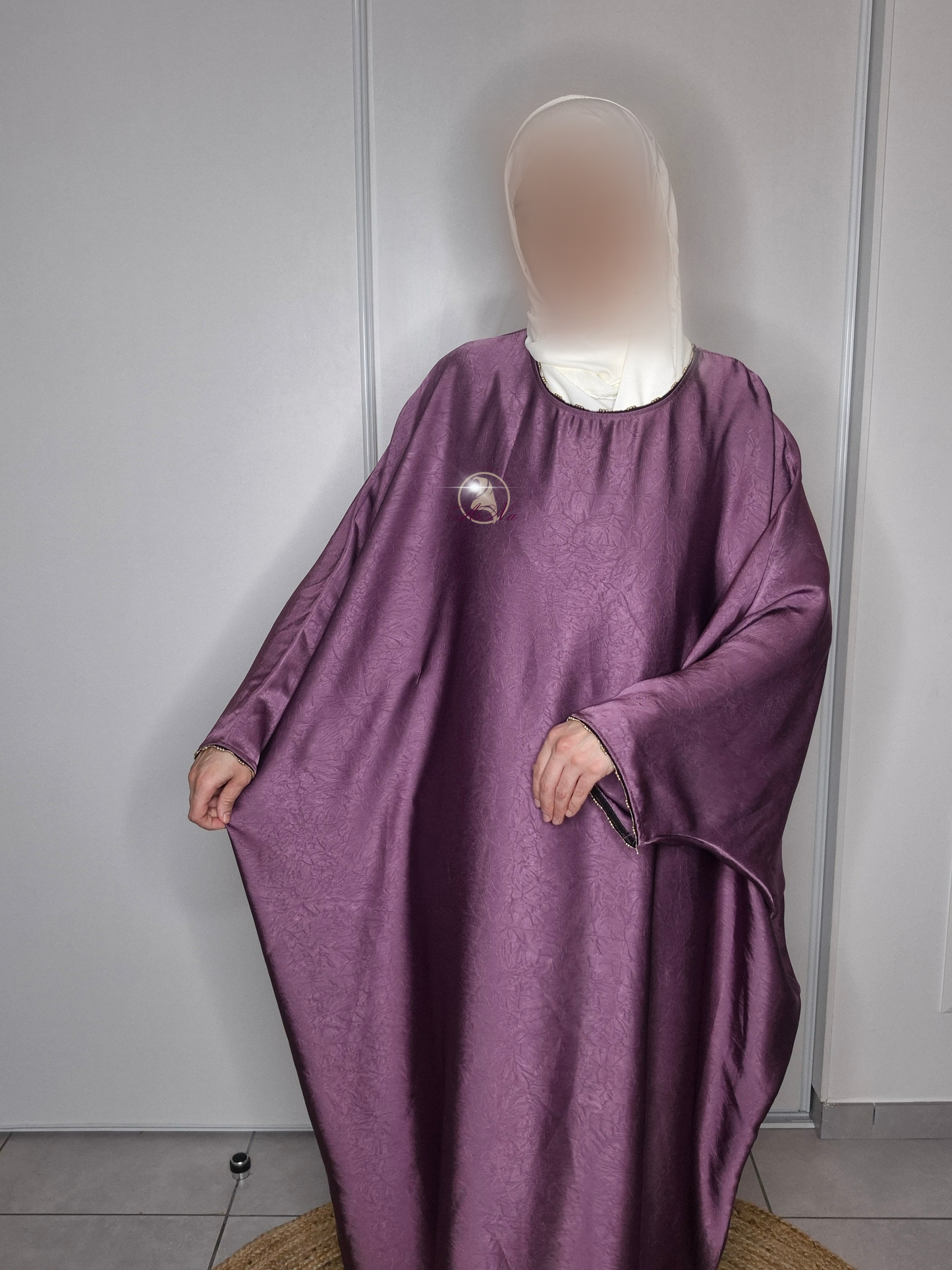 Abaya manche papillon