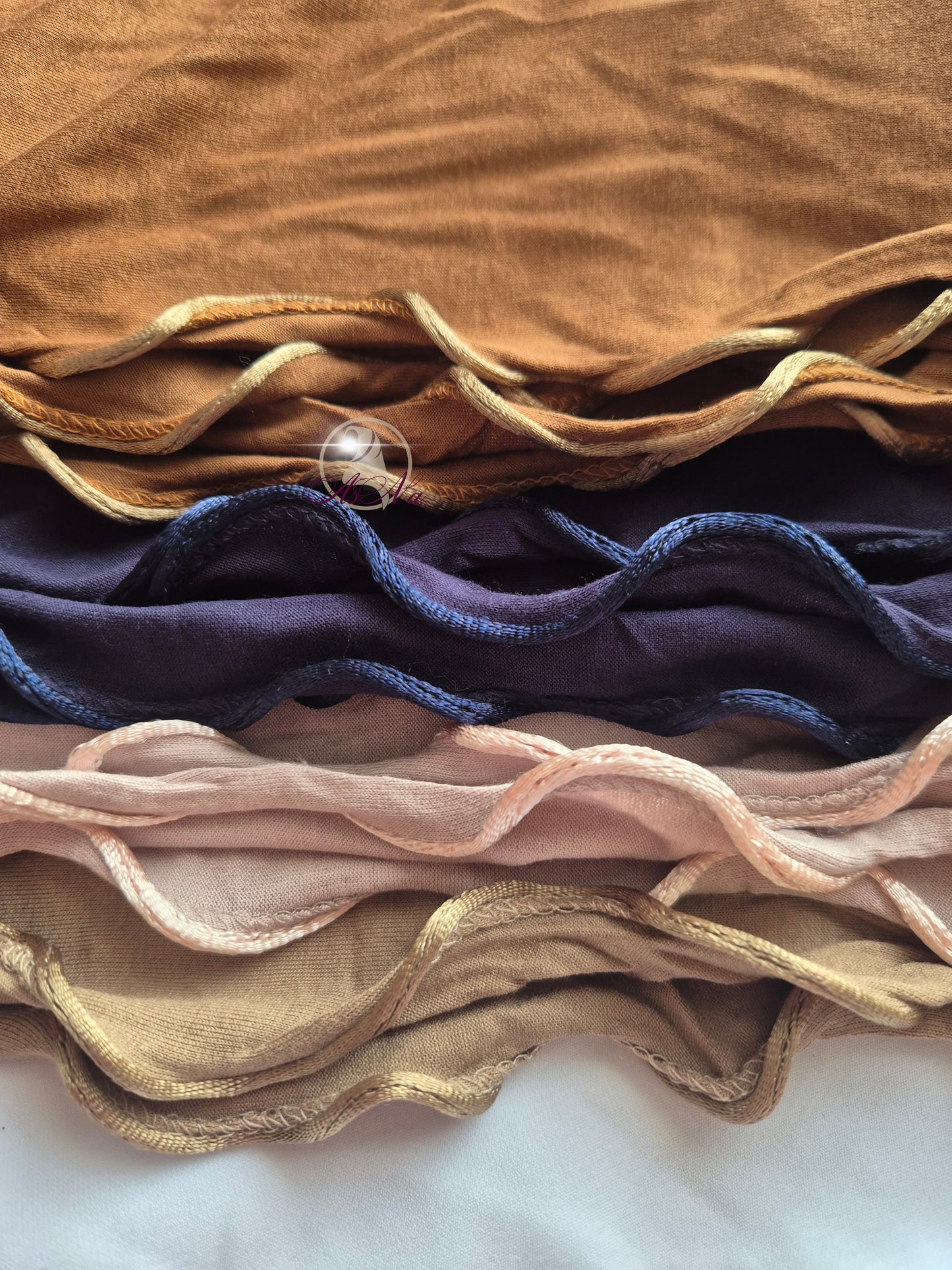 Hijab jersey coton frisé