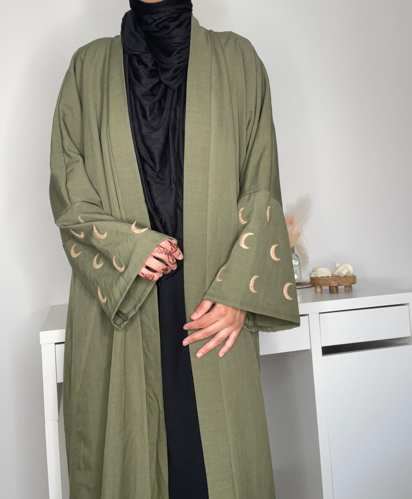 Kimono moon Kaki