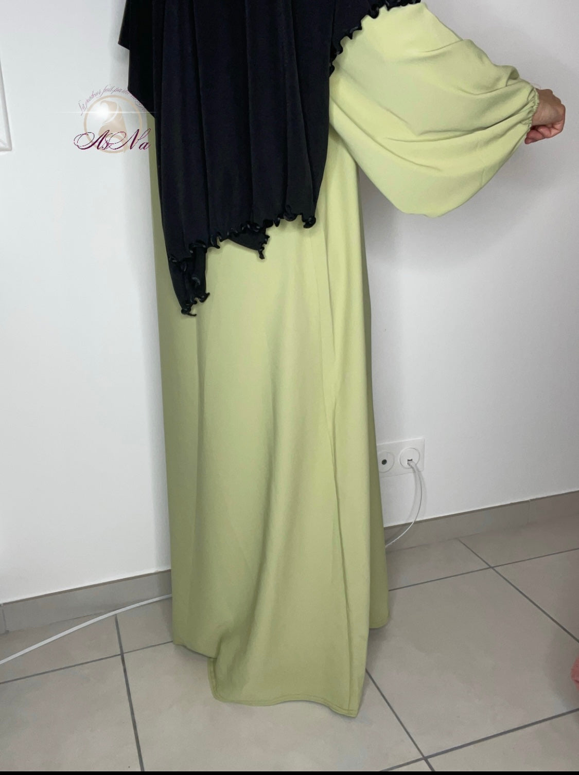 Abaya Inaya manche ballon