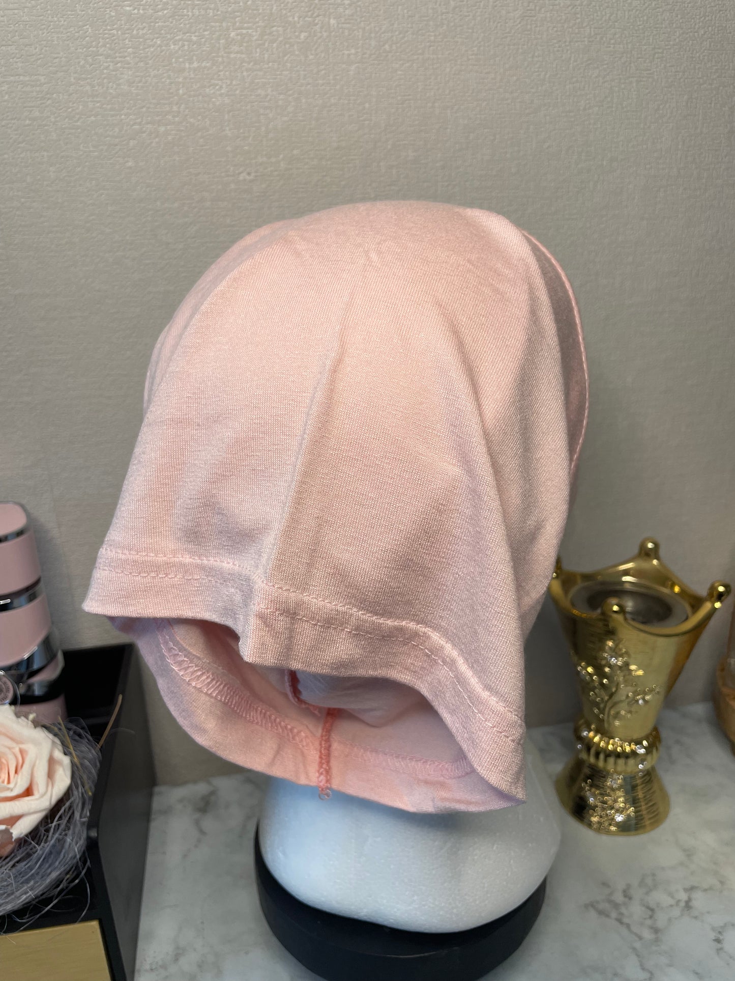 Bonnet tube sous Hijab