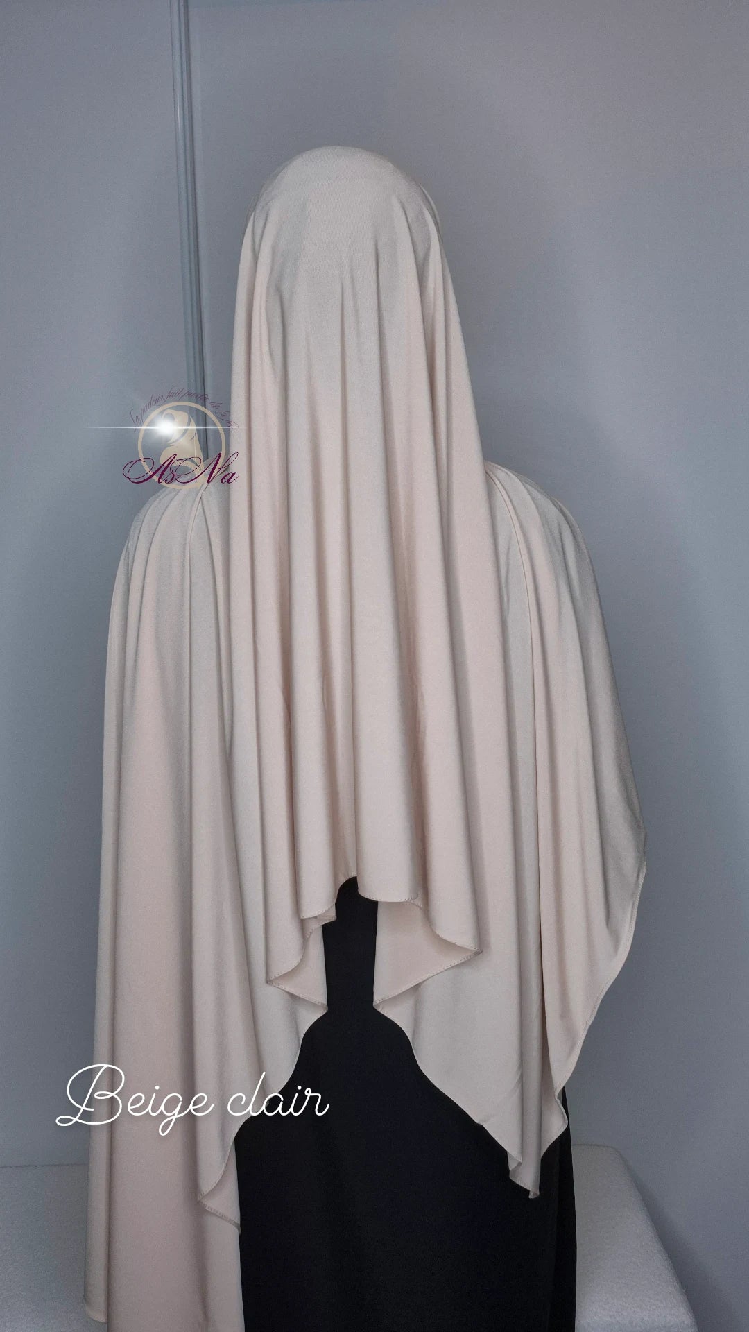Hijab Jersey Premium Sedef Beige Clair