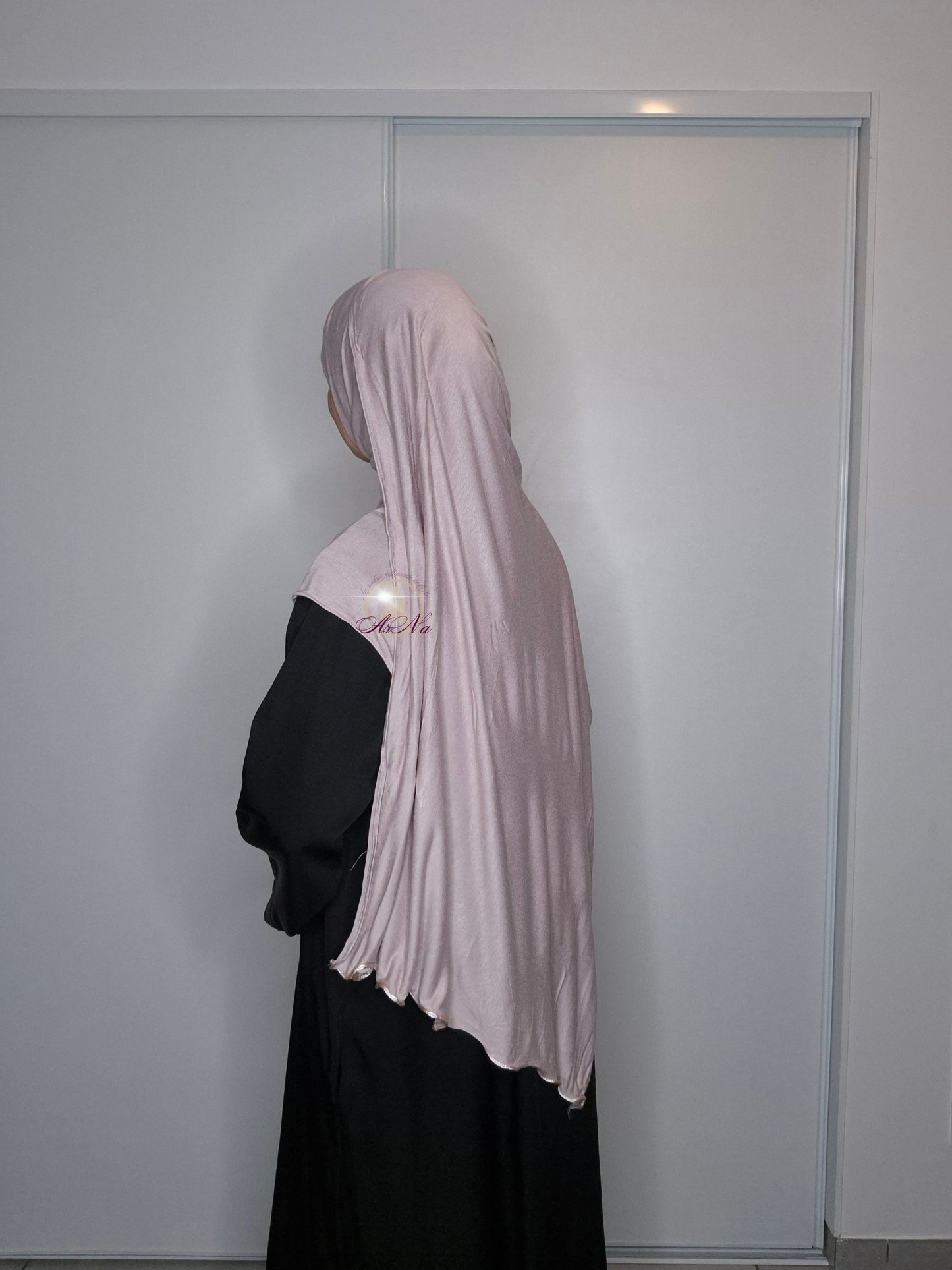 Hijab jersey coton frisé