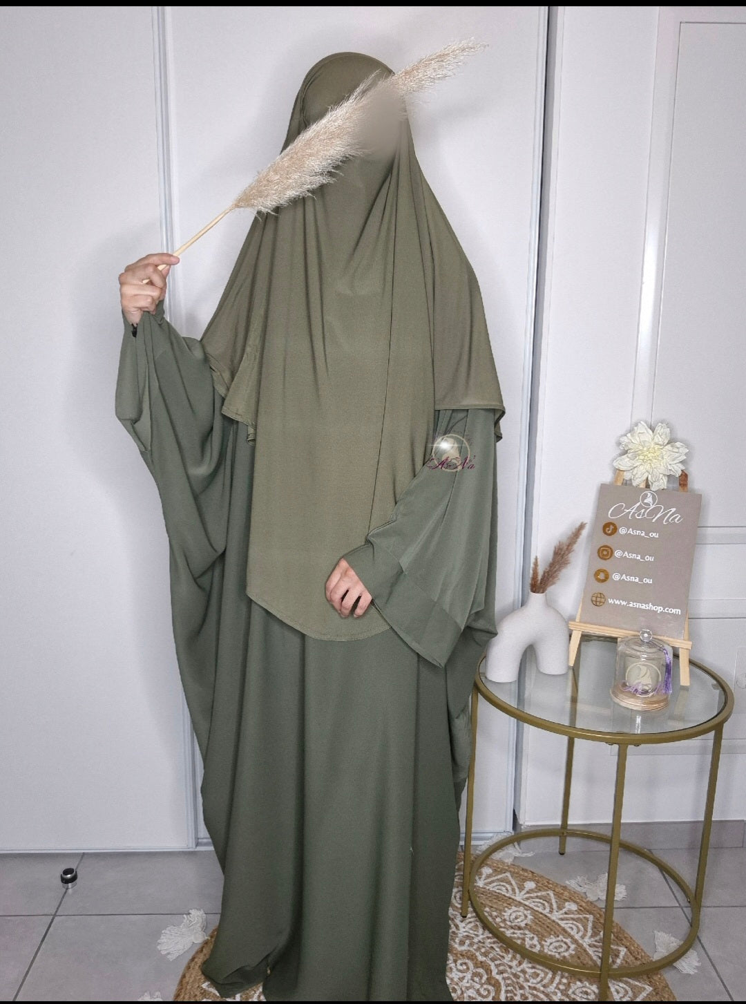 Abaya saoudienne manche papillon
