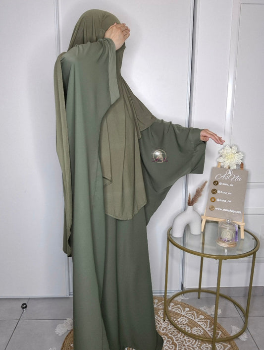 Abaya saoudienne manche papillon