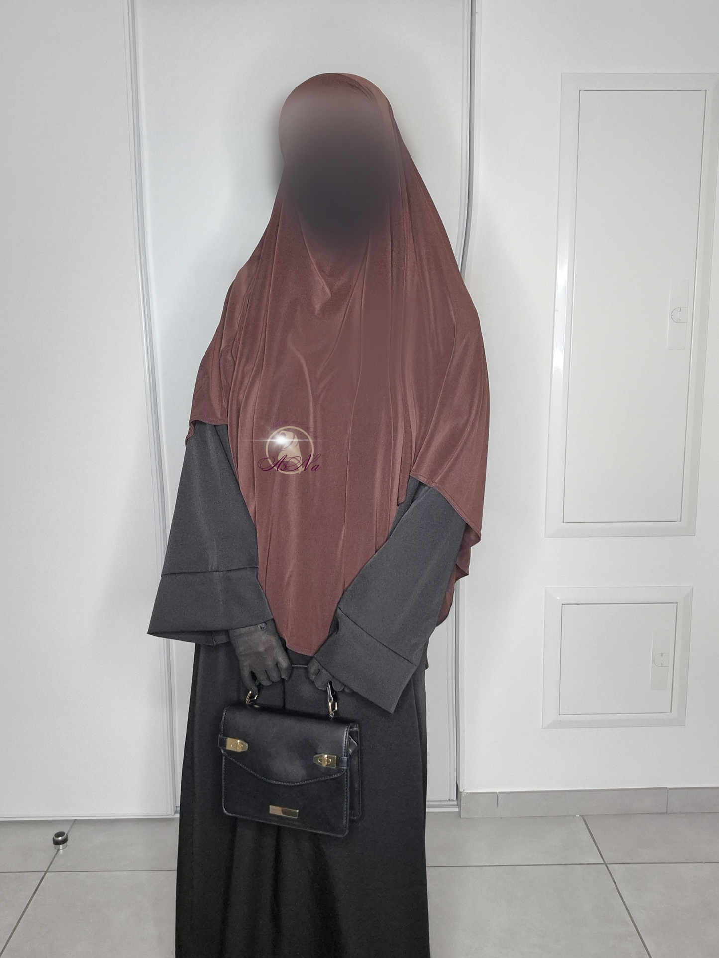 Khimar jersey premium arrondi