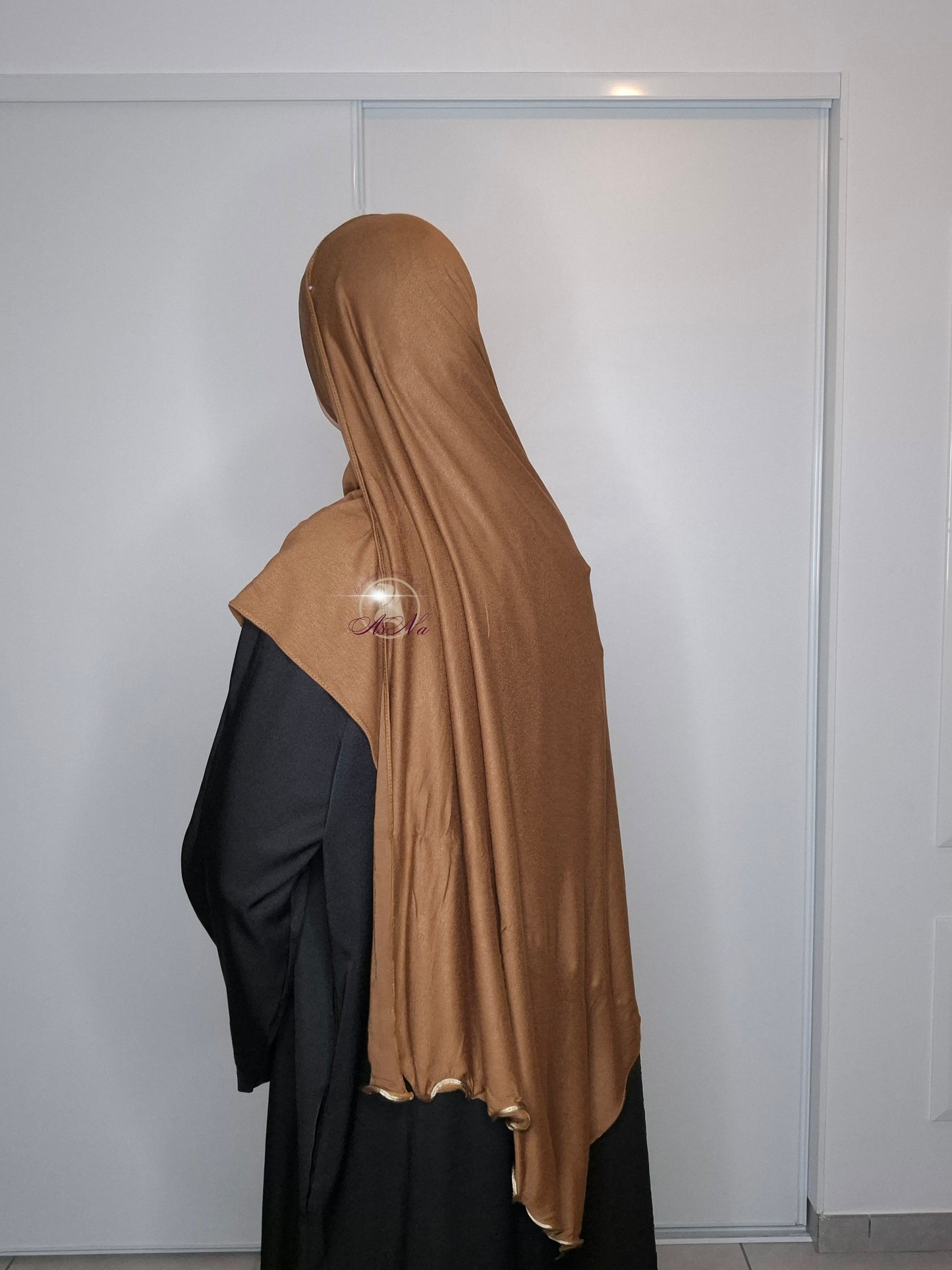Hijab jersey coton frisé