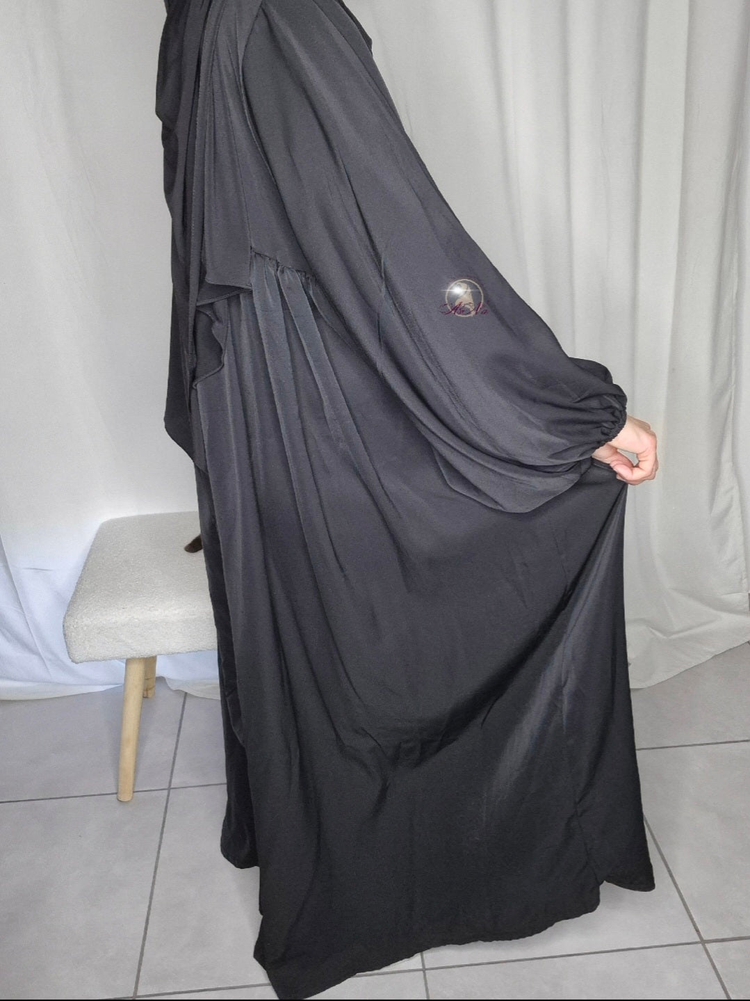 Abaya manche ballon