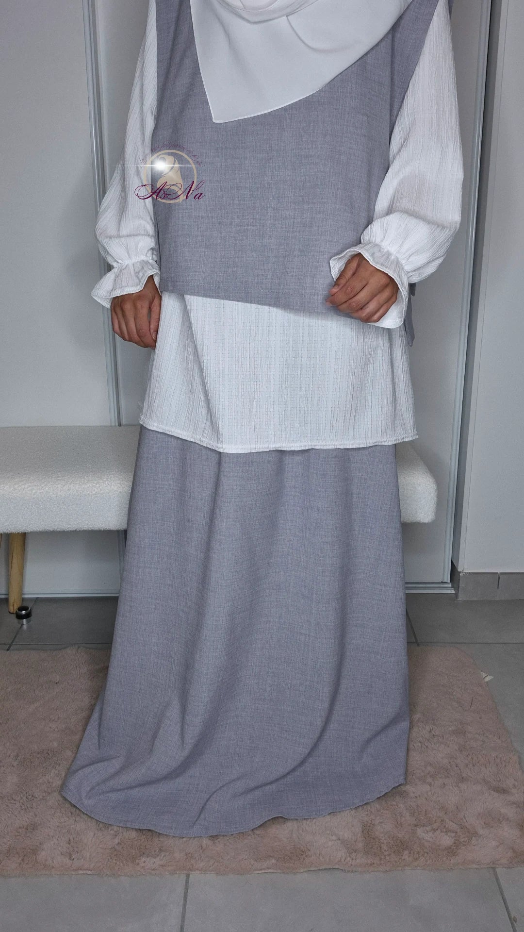 Ensemble Amaya gris