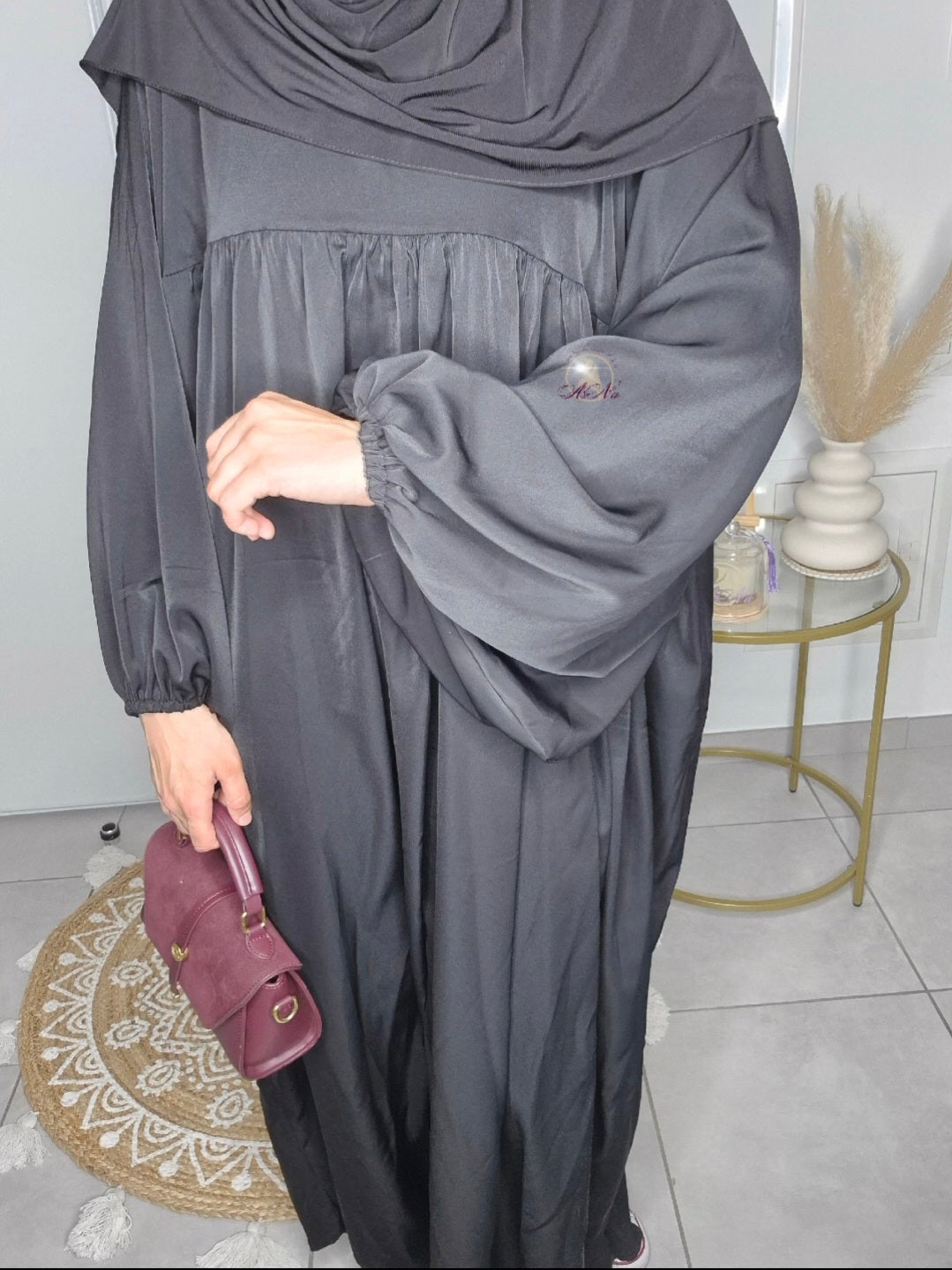 Abaya manche ballon