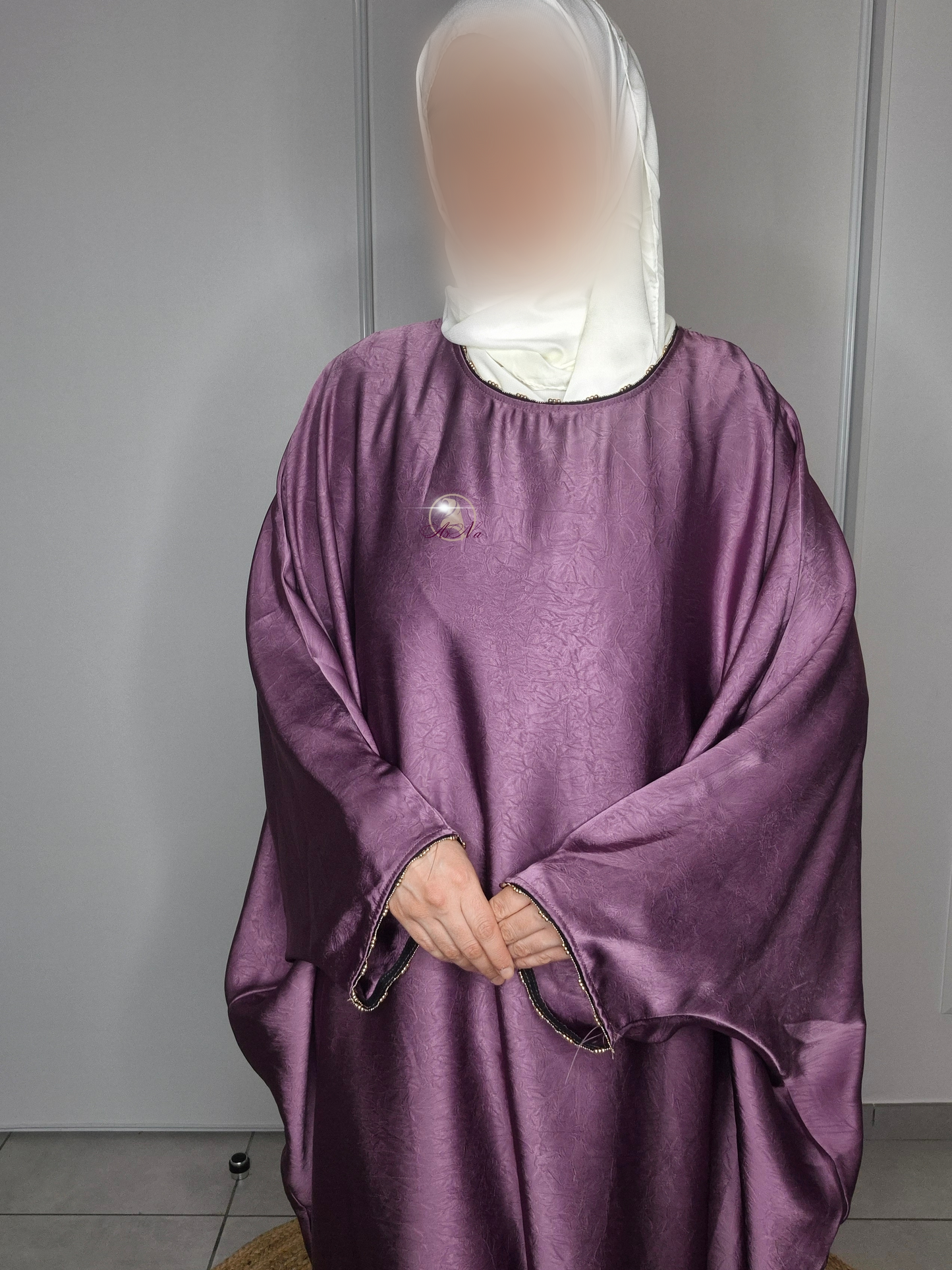 Abaya manche papillon