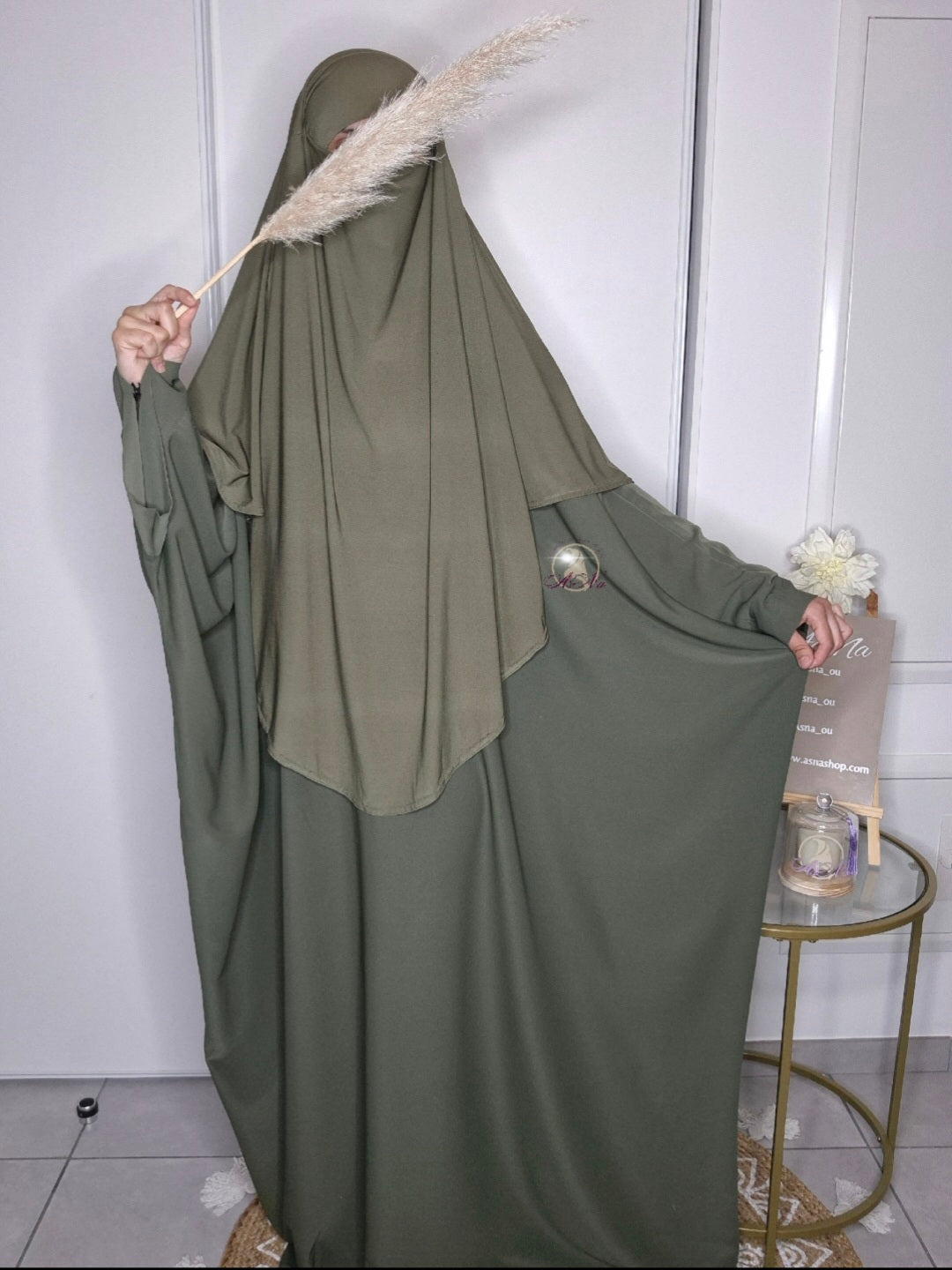 Abaya saoudienne manche papillon